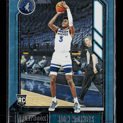 2021 Panini Chronicles Playbook Jaden McDaniels #180 RC