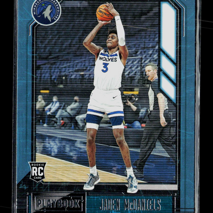 2021 Panini Chronicles Playbook Jaden McDaniels #180 RC