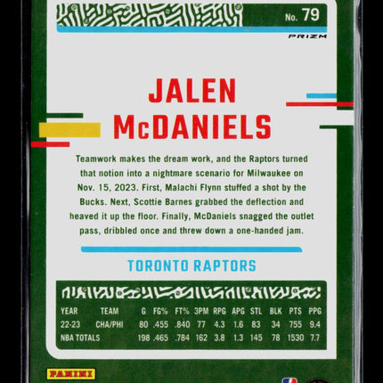 2024 Donruss Optic Jalen McDaniels #79 Pink Hyper