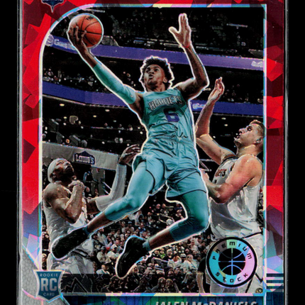 2020 Panini Hoops Premium Stock Jalen McDaniels #246 RC Red Ice