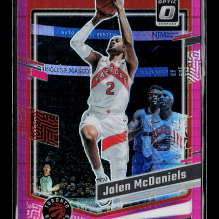 2024 Panini Donruss Optic Jalen McDaniels #79 Pink