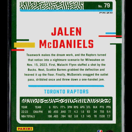 2024 Panini Donruss Optic Jalen McDaniels #79 Pink