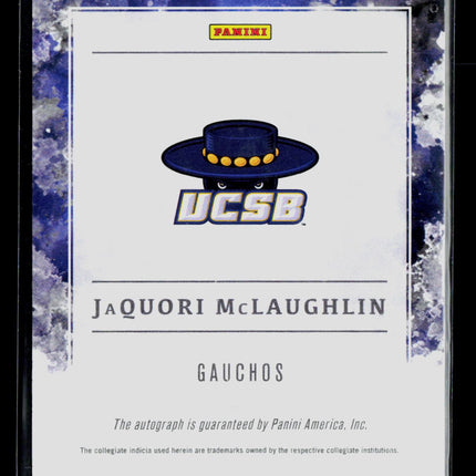 2021 Panini Chronicles Origins Draft Picks JaQuori McLaughlin #OR-JMC RC Auto