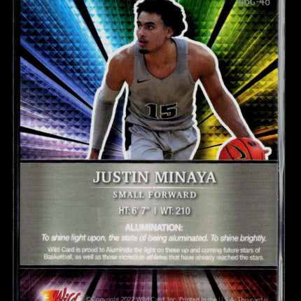 2022 Wild Card Alumination Justin Minaya #ABC-46 84/85