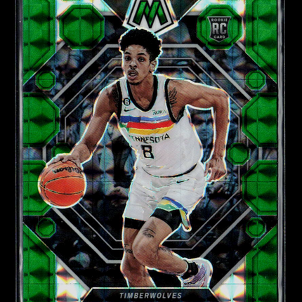 2023 Panini Mosaic Josh Minott #237 Green RC