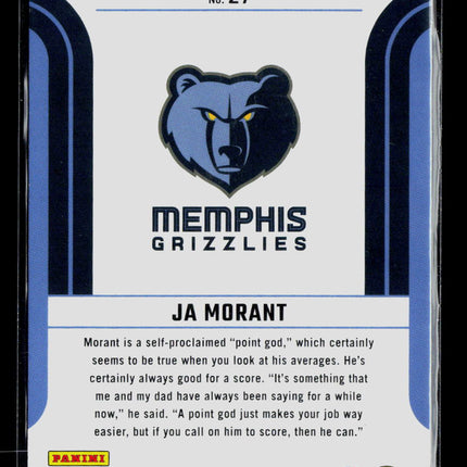 2023 Panini Donruss Franchise Features Ja Morant #27