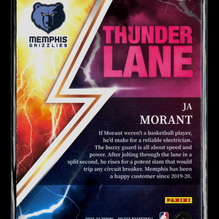 2024 Panini Select Thunder Lane Ja Morant #7
