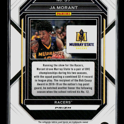 2023 Panini Prizm Draft Picks Ja Morant #57 Green