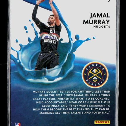 2021 Donruss Optic Splash Jamal Murray #2 Purple Prizm