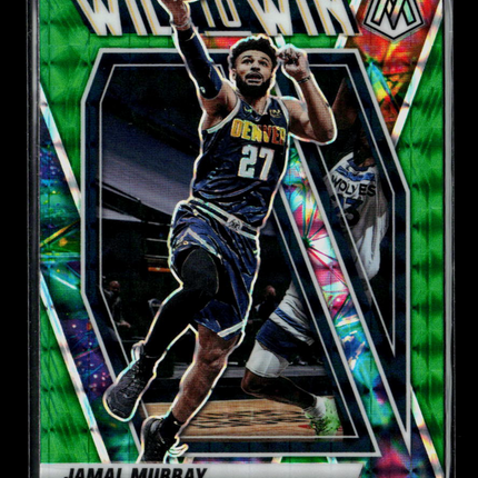 2021 Panini Mosaic Will to Win Jamal Murray #7 Green