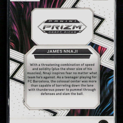 2023 Panini Prizm Draft Picks Fearless James Nnaji #6 RC