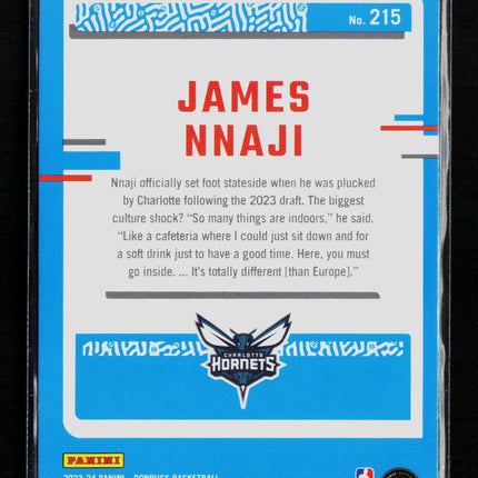 2023 Panini Donruss James Nnaji #215 Choice