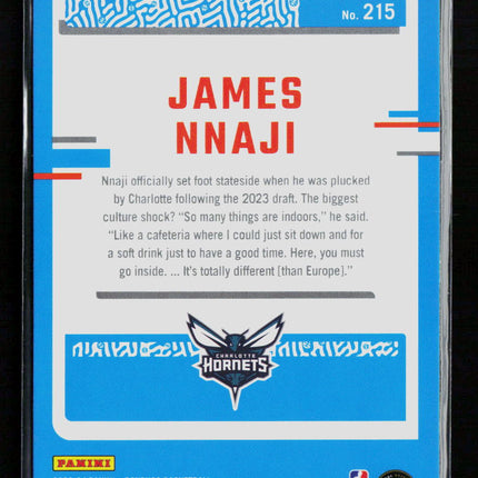 2023 Panini Donruss James Nnaji #215 Green Laser