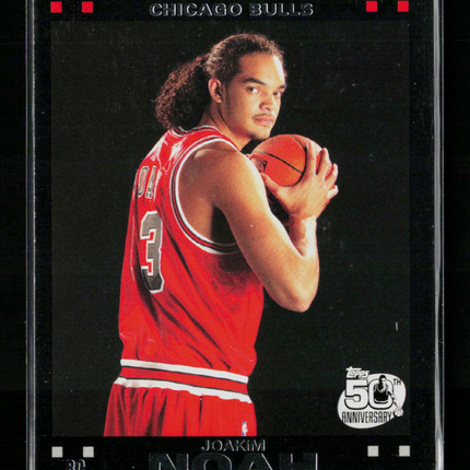 2007 Topps Joakim Noah #119 50th Anniversary Black