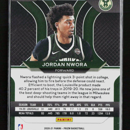 2021 Panini Prizm Jordan Nwora #273 RC