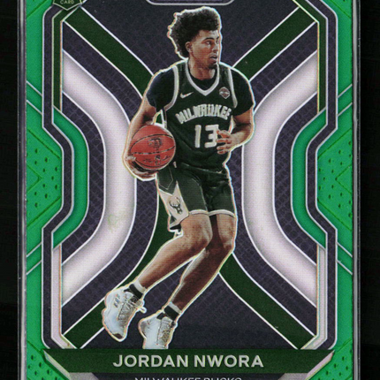 2021 Panini Prizm Jordan Nwora #273 Green RC