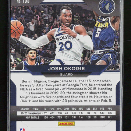 2021 Panini Prizm Josh Okogie #155 Silver