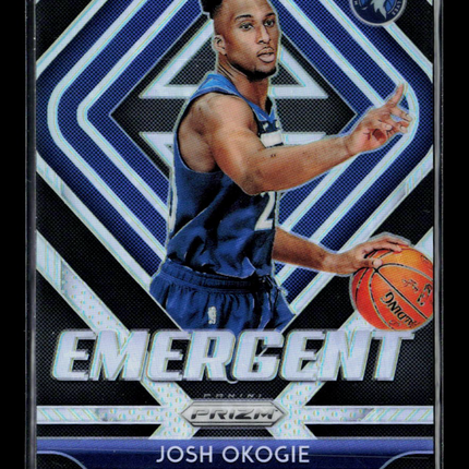 2018 Panini Prizm Emergent Josh Okogie #20 Silver