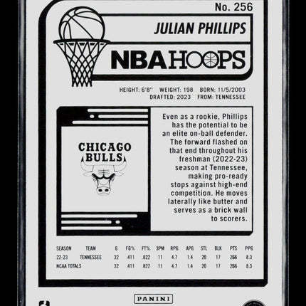 2023 Panini NBA Hoops Julian Phillips #256 RC