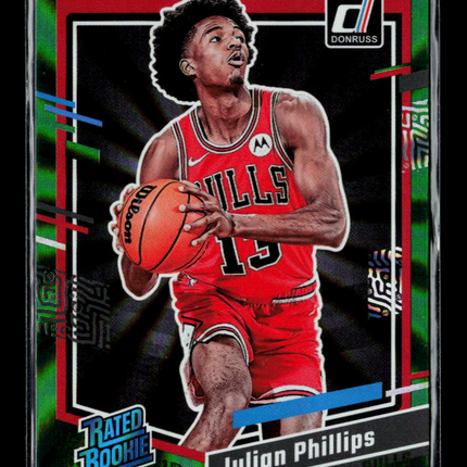 2023 Donruss Julian Phillips #227 Green Laser