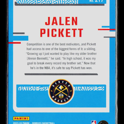 2023 Panini Donruss Jalen Pickett #217