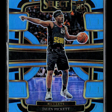 2024 Panini Select Concourse Jalen Pickett #68 Light Blue Prizm RC 153/299