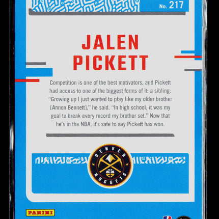 2023 Donruss Jalen Pickett #217 Choice