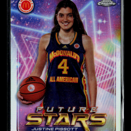 2022 Topps Chrome McDonald's All American Justine Pissott #FS-14 Future Stars