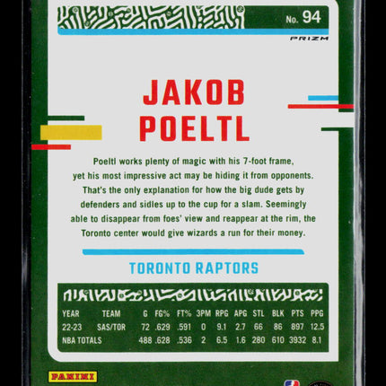2024 Donruss Optic Jakob Poeltl #94 Holo
