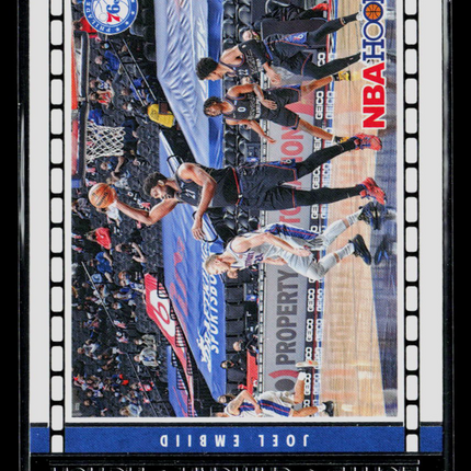 2021 Panini Hoops Lights Camera Action Joel Embiid #9