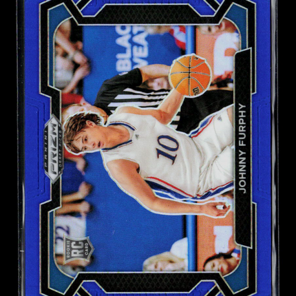 2024 Panini Prizm Draft Picks Johnny Furphy #91 Blue Variation RC /199
