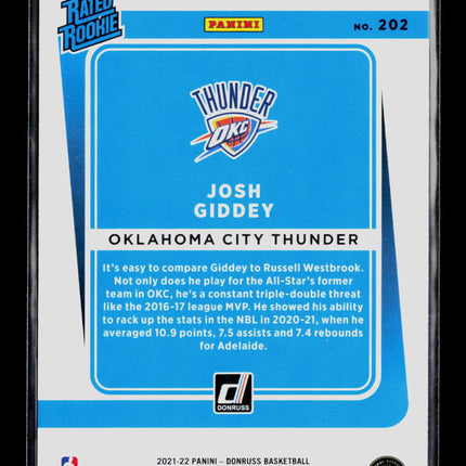 2021 Panini Donruss Josh Giddey #202