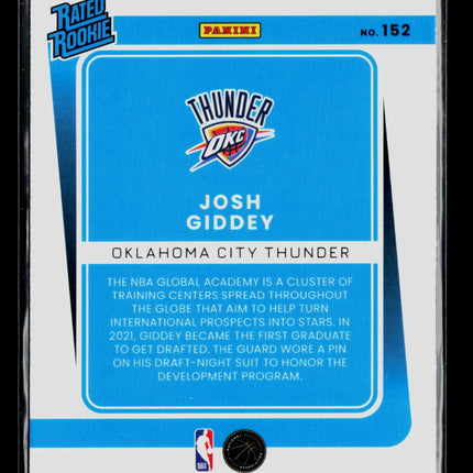 2022 Donruss Optic Josh Giddey #152