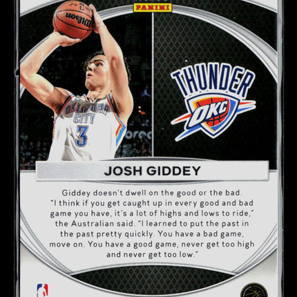 2023 Panini Prizm Global Reach Josh Giddey #10