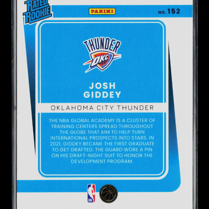 2022 Panini Donruss Optic Josh Giddey #152