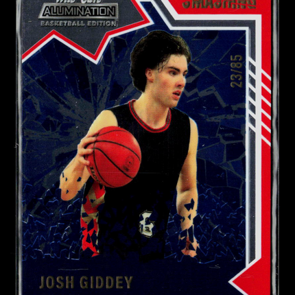 2022 Wild Card Alumination Basketball Edition Smashing Josh Giddey #SM-16 23/85