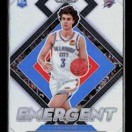 2021 Panini Prizm Emergent Josh Giddey #7 RC Silver
