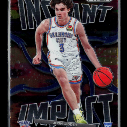2021 Panini Prizm Instant Impact Josh Giddey #4 RC