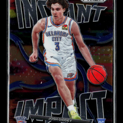2021 Panini Prizm Instant Impact Josh Giddey #4 RC