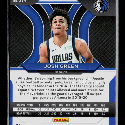 2021 Panini Prizm Josh Green #274 RC