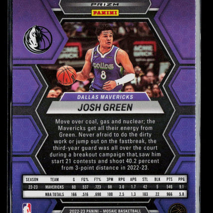2023 Panini Mosaic Josh Green #102 Green