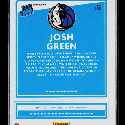 2021 Panini Donruss Optic Josh Green #168 Purple