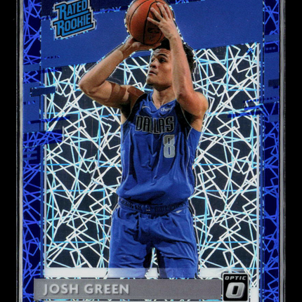 2021 Donruss Optic Basketball Josh Green #168 Blue Velocity
