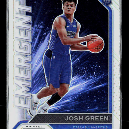 2021 Panini Prizm Emergent Josh Green #22 RC Silver