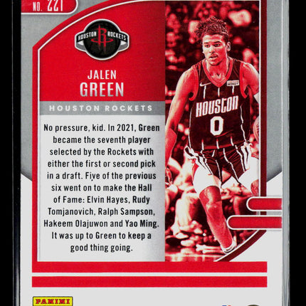 2022 Panini Chronicles Absolute Jalen Green #221 RC