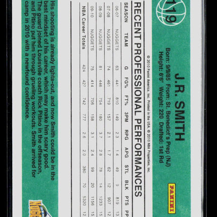 2010 Donruss J.R. Smith #119