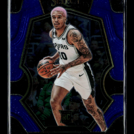 2023 Panini Select Jeremy Sochan #192 Blue RC