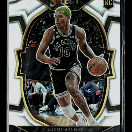 2023 Panini Select Jeremy Sochan #86 RC Silver