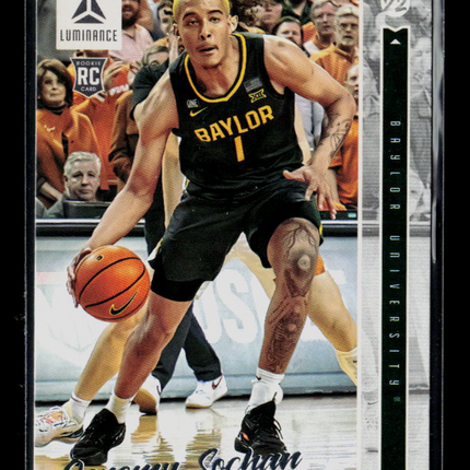 2022 Panini Chronicles Luminance Draft Picks Jeremy Sochan #16 RC