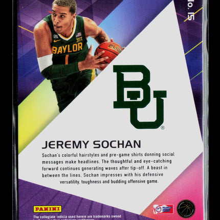 2022 Panini Chronicles Recon Draft Picks Jeremy Sochan #15 RC